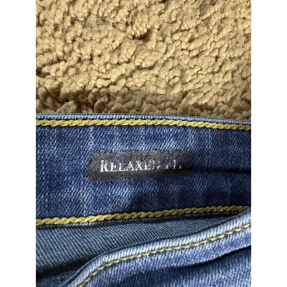 Judy Blue Relaxed Fit Jeans Women 11/30 Distressed Blue Denim Mid Rise Preppy